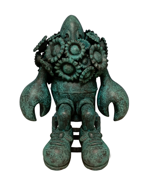 PHILIP COLBERT 菲利普·考尔伯特 b.1979 Sitting Sunflowers (Van Gogh Chair) -45x31x32cm-Bronze.png