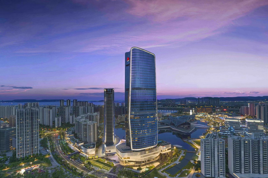 珠海华发万豪酒店外观夜景.jpg