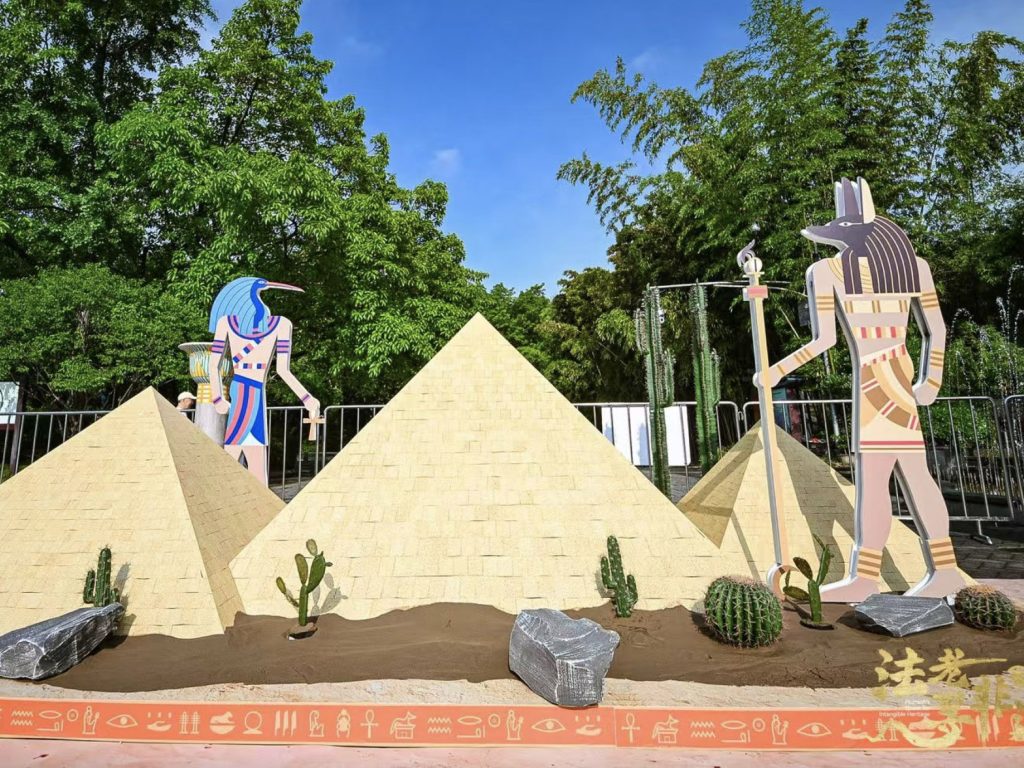 “金字塔之巅：古埃及文明大展”进入倒计时100天