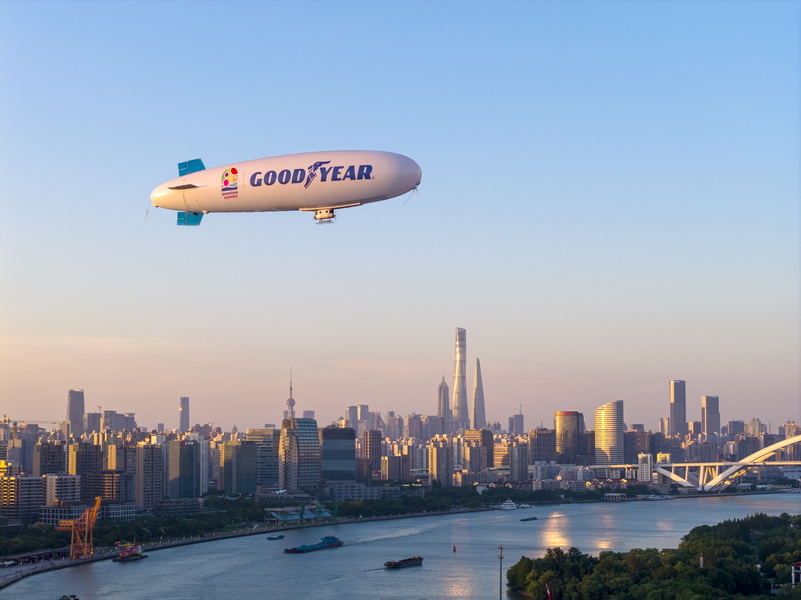固特异飞艇百年庆典于2025“上海之夏·国际消费季” 隆重举行