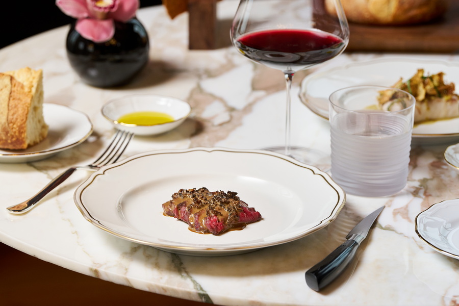 Chef Niko SH Visit Menu and Spring Menu_Angus beef tenderloin with morels and black pepper sauce.jpg