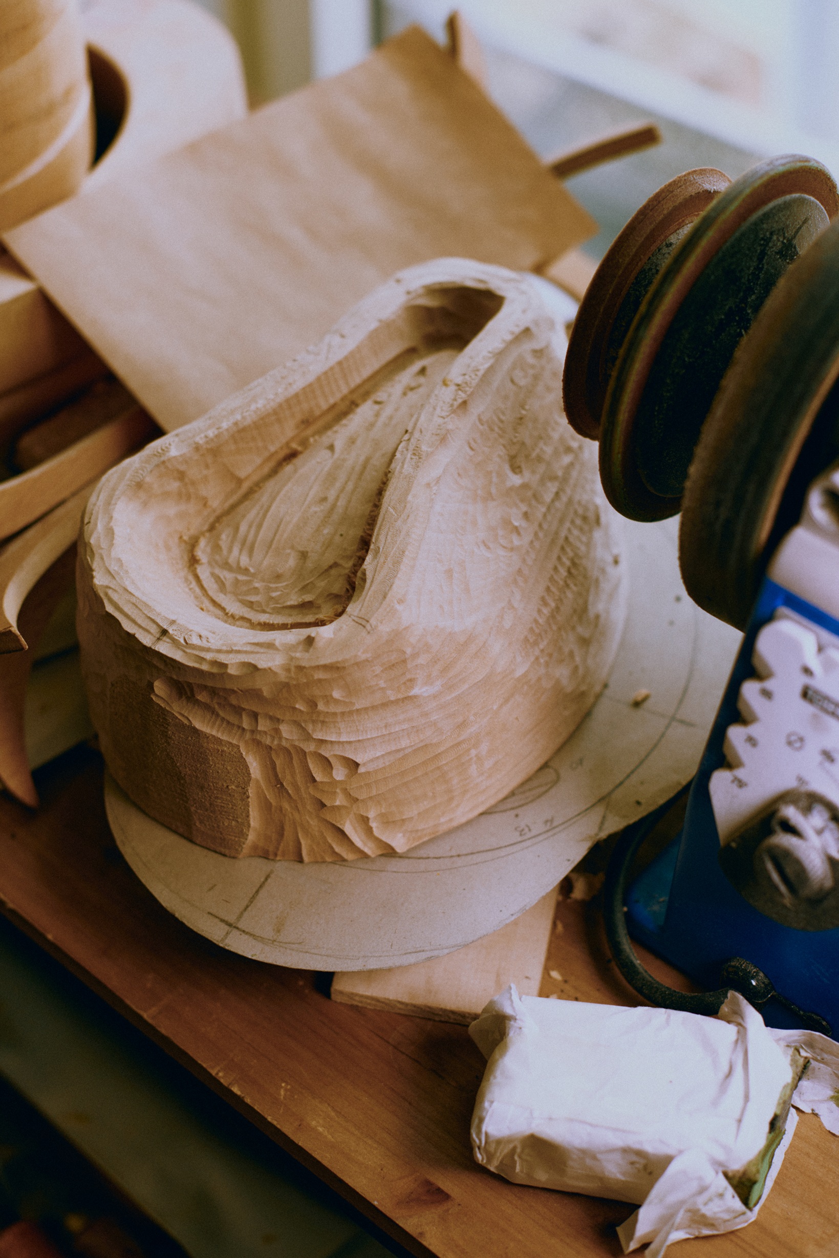 Hat wood block at Maison Michel (c) Charlotte Robin.jpg